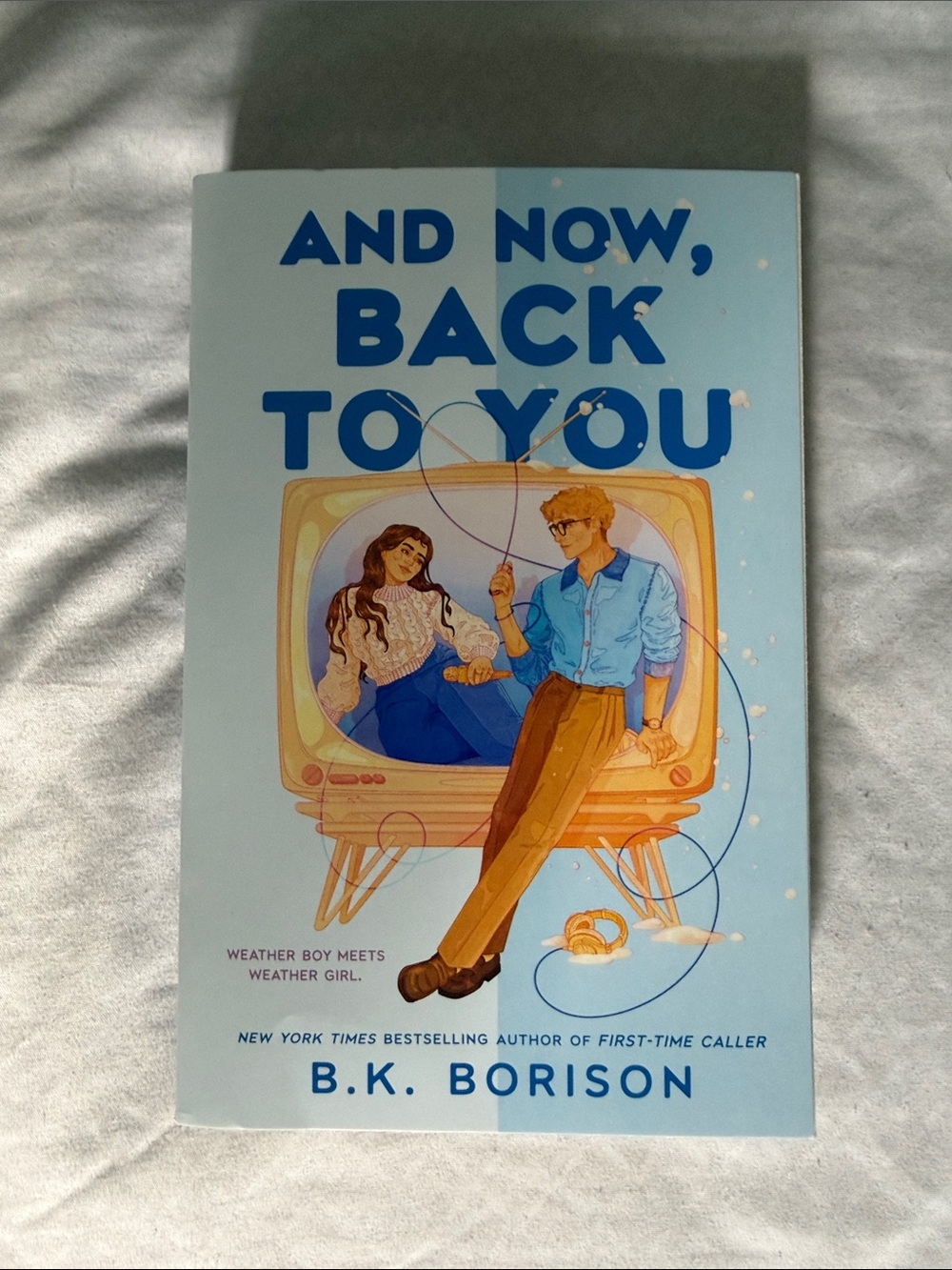 and now, back to you book